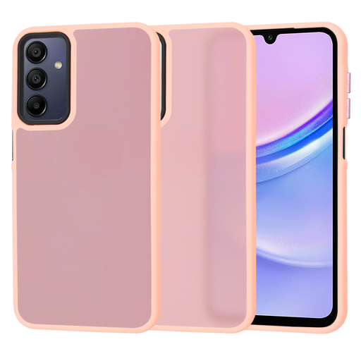 Techsuit - HaloFrost Széria - Samsung Galaxy A15 4G / A15 5G - Rózsaszín tok Techsuit - HaloFrost Széria - Samsung Galaxy A15 4G / A15 5G - Rózsaszín tok