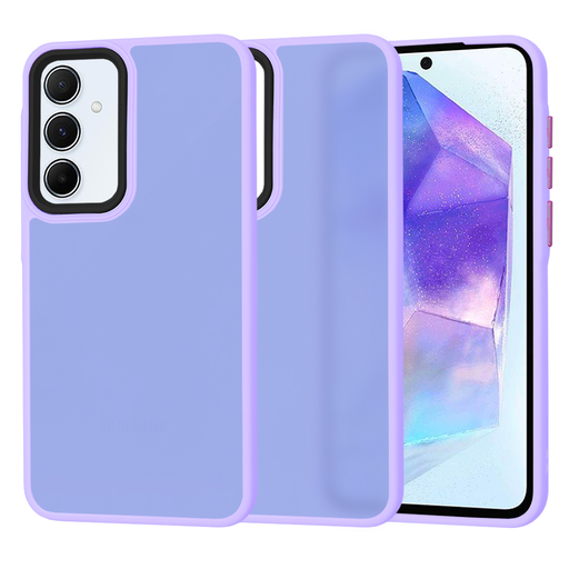 Techsuit - HaloFrost sorozat - Samsung Galaxy A55 5G - Világos lila tok Techsuit - HaloFrost sorozat - Samsung Galaxy A55 5G - Világos lila tok