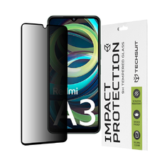  Techsuit - 111D Privacy Teljes Ragasztó - Xiaomi Redmi A3 - Fekete üvegfólia