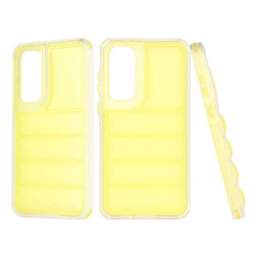 Techsuit - Hullám Pajzs - Samsung Galaxy A55 5G - Sárga tok Techsuit - Hullám Pajzs - Samsung Galaxy A55 5G - Sárga tok