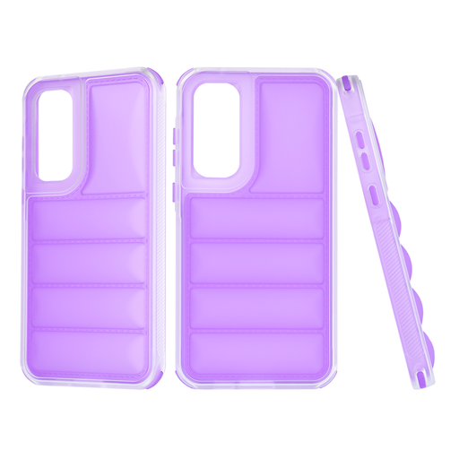 Techsuit - Hullámpajzs - Samsung Galaxy A55 5G - Ibolya tok Techsuit - Hullámpajzs - Samsung Galaxy A55 5G - Ibolya tok