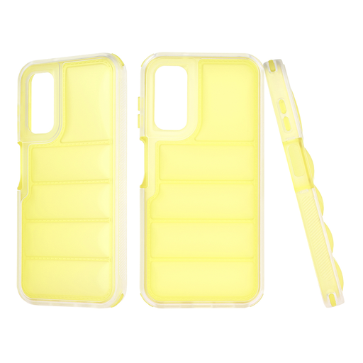 Techsuit - Hullám Pajzs - Samsung Galaxy A14 4G / A14 5G - Sárga tok Techsuit - Hullám Pajzs - Samsung Galaxy A14 4G / A14 5G - Sárga tok