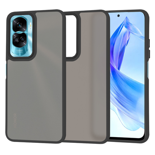 Techsuit - HaloFrost sorozat - Honor 90 Lite - Fekete tok Techsuit - HaloFrost sorozat - Honor 90 Lite - Fekete tok