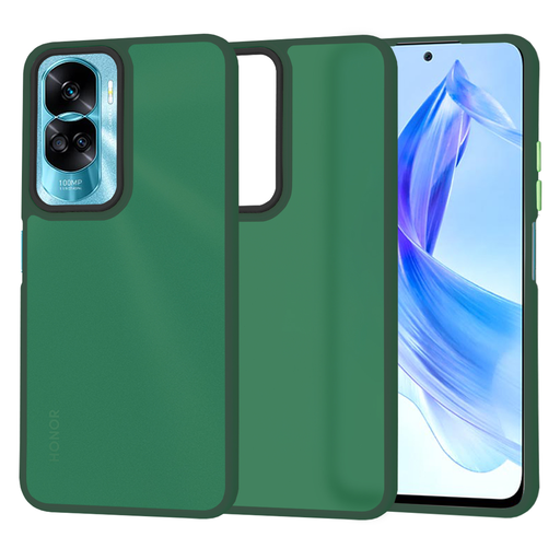 Techsuit - HaloFrost sorozat - Honor 90 Lite - Éjféli zöld tok Techsuit - HaloFrost sorozat - Honor 90 Lite - Éjféli zöld tok