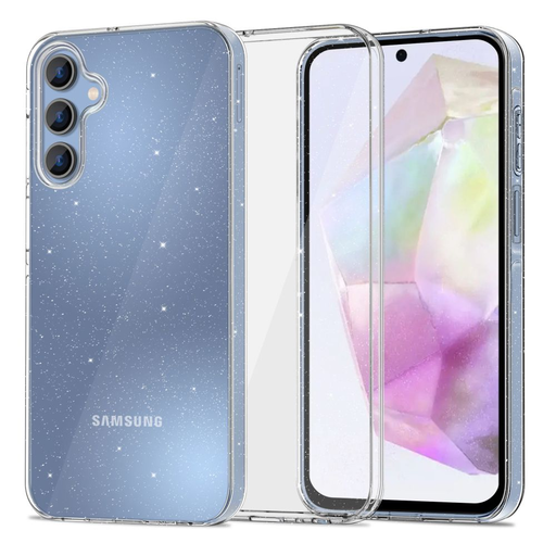 Techsuit - SparkleSkin sorozat - Samsung Galaxy A35 5G - Átlátszó tok Techsuit - SparkleSkin sorozat - Samsung Galaxy A35 5G - Átlátszó tok