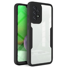  Techsuit - ColorVerse 360 Sorozat + Képernyővédő - Samsung Galaxy A52 4G / A52 5G / A52s 5G - Fekete tok
