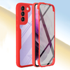  Techsuit - ColorVerse 360 Sorozat + Képernyővédő - Samsung Galaxy S23 - Rózsaszín tok - 4. kép