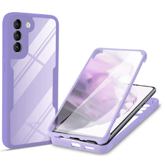Techsuit - ColorVerse 360 Séria + Ochranná fólia - Samsung Galaxy S23 - Fialové puzdro