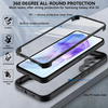  Techsuit - ColorVerse 360 Sorozat + Képernyővédő - Samsung Galaxy S23 FE - Fekete tok - 3. kép