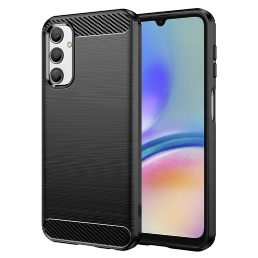 Techsuit - Karbon szilikon - Samsung Galaxy A05s - Fekete tok Techsuit - Karbon szilikon - Samsung Galaxy A05s - Fekete tok