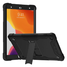  Techsuit - Strapabíró TabShell + Képernyővédő - iPad 10.2 (2019/2020/2021) - Fekete tok