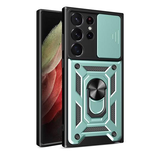 Techsuit - CamShield sorozat - Samsung Galaxy S23 Ultra - Zöld tok Techsuit - CamShield sorozat - Samsung Galaxy S23 Ultra - Zöld tok