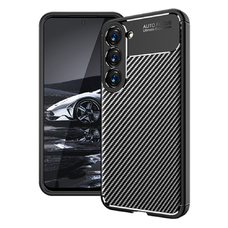  Techsuit - Szénszálas - Samsung Galaxy S23 - Fekete tok