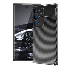  Techsuit - Szénszálas - Samsung Galaxy S23 Ultra - Fekete tok