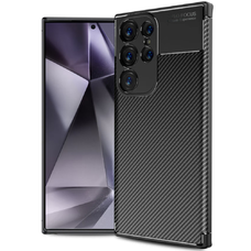  Techsuit - Karbonszál - Samsung Galaxy S24 Ultra - Fekete tok