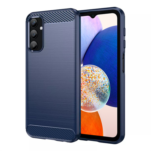Techsuit - Karbon Szilikon - Samsung Galaxy A14 4G / A14 5G - Kék tok Techsuit - Karbon Szilikon - Samsung Galaxy A14 4G / A14 5G - Kék tok