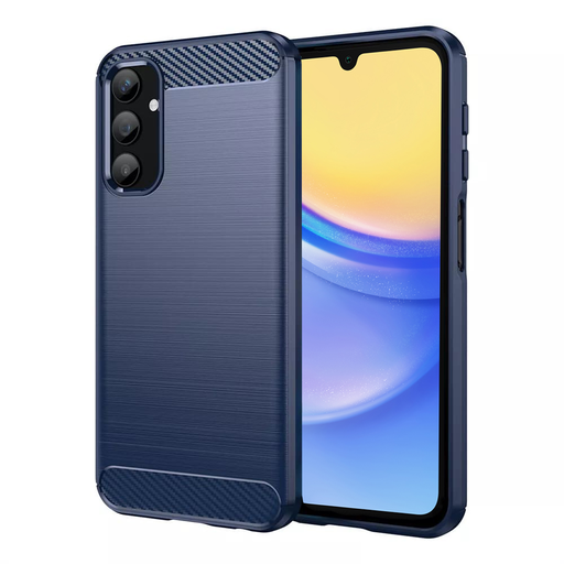 Techsuit - Karbon Szilikon - Samsung Galaxy A15 4G / A15 5G - Kék tok Techsuit - Karbon Szilikon - Samsung Galaxy A15 4G / A15 5G - Kék tok