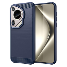 Techsuit - Karbón Silikón - Huawei Pura 70 Ultra - Modrý obal Techsuit - Karbón Silikón - Huawei Pura 70 Ultra - Modrý obal