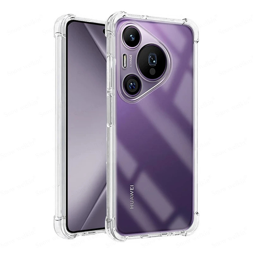 Techsuit - Ütésálló Átlátszó Szilikon - Huawei Pura 70 - Átlátszó tok Techsuit - Ütésálló Átlátszó Szilikon - Huawei Pura 70 - Átlátszó tok