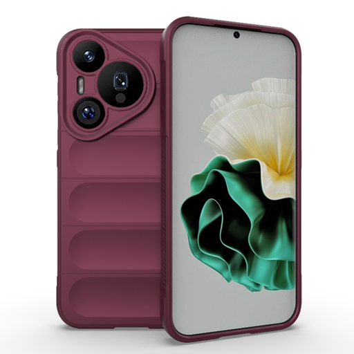 Techsuit - Varázspajzs - Huawei Pura 70 Pro - Bordó tok Techsuit - Varázspajzs - Huawei Pura 70 Pro - Bordó tok