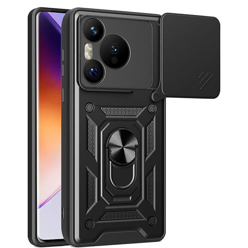 Techsuit - CamShield Sorozat - Huawei Pura 70 - Fekete tok Techsuit - CamShield Sorozat - Huawei Pura 70 - Fekete tok