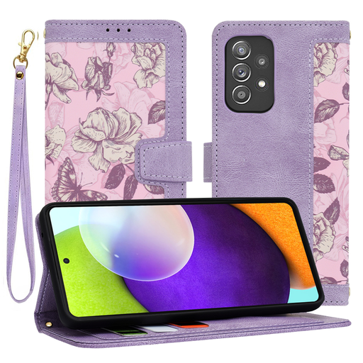 Techsuit - FlipCraft - Samsung Galaxy A52 4G / A52 5G / A52s 5G - Titokzatos lila tok Techsuit - FlipCraft - Samsung Galaxy A52 4G / A52 5G / A52s 5G - Titokzatos lila tok