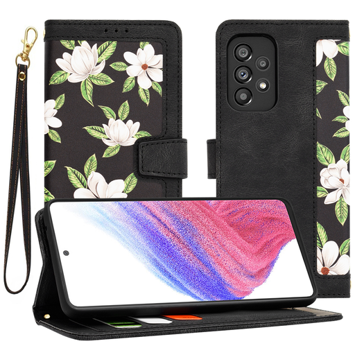 Techsuit - FlipCraft - Samsung Galaxy A53 5G - A hajnal virágai tok Techsuit - FlipCraft - Samsung Galaxy A53 5G - A hajnal virágai tok