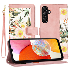  Techsuit - FlipCraft - Samsung Galaxy A14 4G / A14 5G - Édes Rózsaszín tok