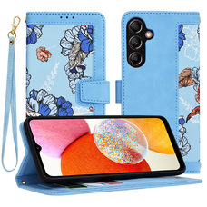  Techsuit - FlipCraft - Samsung Galaxy A14 4G / A14 5G - Vibráló Kék tok