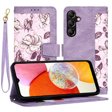  Techsuit - FlipCraft - Samsung Galaxy A14 4G / A14 5G - Rejtélyes Lila tok