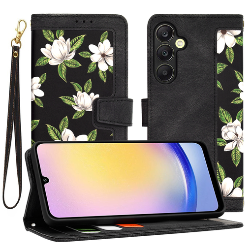 Techsuit - FlipCraft - Samsung Galaxy A25 5G - A hajnal virágai tok Techsuit - FlipCraft - Samsung Galaxy A25 5G - A hajnal virágai tok