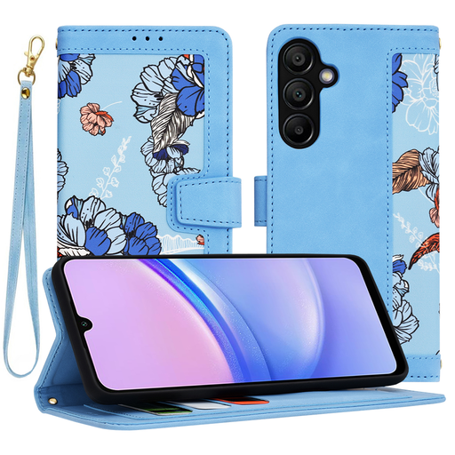Techsuit - FlipCraft - Samsung Galaxy A15 4G / A15 5G - Élénk kék tok Techsuit - FlipCraft - Samsung Galaxy A15 4G / A15 5G - Élénk kék tok