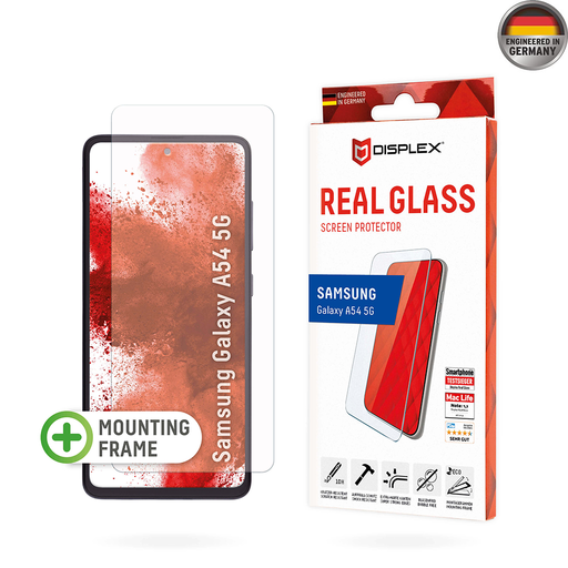 Displex - Prémium Valódi Üveg 2D - Samsung Galaxy A54 - Átlátszó üvegfólia Displex - Prémium Valódi Üveg 2D - Samsung Galaxy A54 - Átlátszó üvegfólia