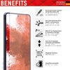  Displex - Prémium Valódi Üveg 2D - Samsung Galaxy A14 4G / A14 5G - Átlátszó üvegfólia - 0. kép