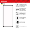  Displex - Prémium Valódi Üveg Teljes Fedés - Samsung Galaxy A54 - Fekete üvegfólia - 1. kép