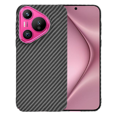  Techsuit - Karbonfiber-Héjú - Huawei Pura 70 - Fekete tok