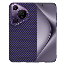  Techsuit - Karbonit Szálas Burkolat - Huawei Pura 70 Pro - Lila tok