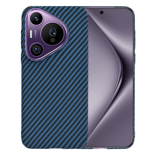  Techsuit - Karbonit Szálhéj - Huawei Pura 70 Pro - Cián tok