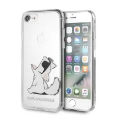 Karl Lagerfeld KLHCI8CFNRC Choupette mintás tok iPhone 7/8 áttetsző