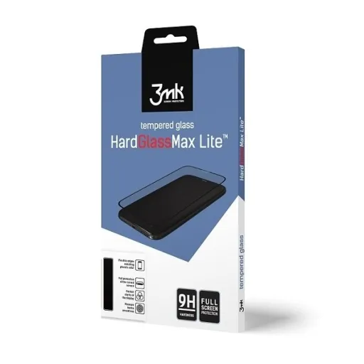 3MK HG Max Lite Nokia 7.1 Plus kijelzővédő üvegfólia fekete 3MK HG Max Lite Nokia 7.1 Plus kijelzővédő üvegfólia fekete