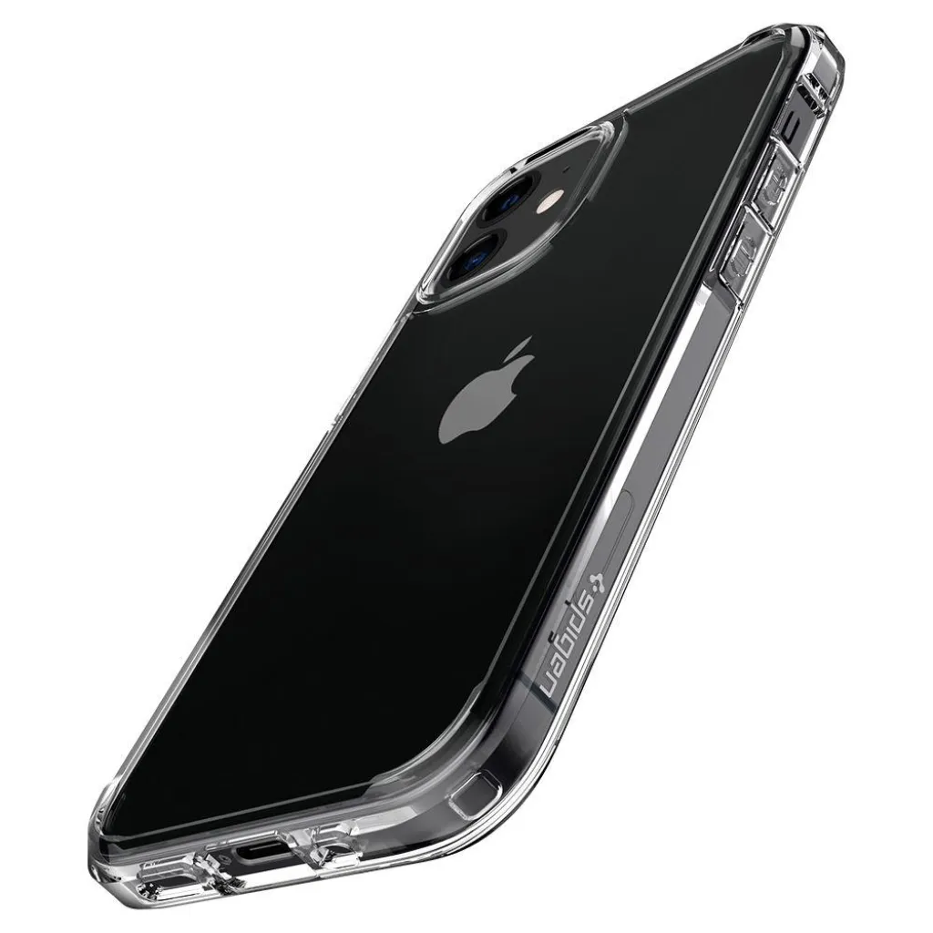 iPhone 12 mini Spigen Ultra Hybrid tok Crystal Clear (ACS01745) - 7
