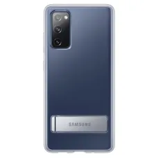 Samsung gyári szilikon tok kihajtható támasszal Samsung S20 FE 5G átlátszó (EF-JG780CTEGEU)