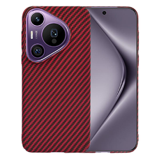  Techsuit - Karbonit Szálhéj - Huawei Pura 70 Pro - Piros tok