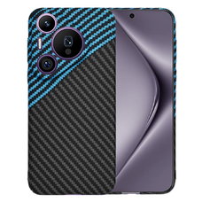  Techsuit - Karbonit Szálhéj - Huawei Pura 70 Pro - Kék Impulzus tok