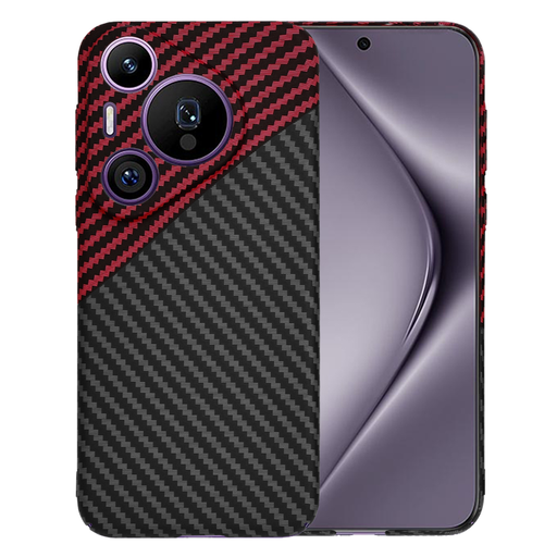 Techsuit - Karbonit FiberShell - Huawei Pura 70 Pro - Vörös Vortex tok Techsuit - Karbonit FiberShell - Huawei Pura 70 Pro - Vörös Vortex tok