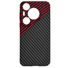  Techsuit - Karbonit FiberShell - Huawei Pura 70 Pro - Vörös Vortex tok - 2. kép