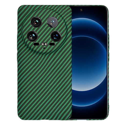 Techsuit - Carbonit Szálhéj - Xiaomi 14 Ultra - Zöld tok Techsuit - Carbonit Szálhéj - Xiaomi 14 Ultra - Zöld tok