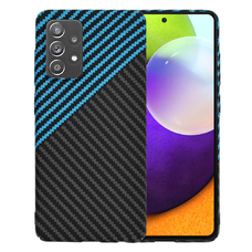  Techsuit - Carbonite FiberShell - Samsung Galaxy A52 4G / A52 5G / A52s 5G - Kék Impulzus tok