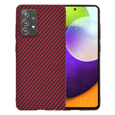  Techsuit - Carbonite FiberShell - Samsung Galaxy A52 4G / A52 5G / A52s 5G - Piros tok