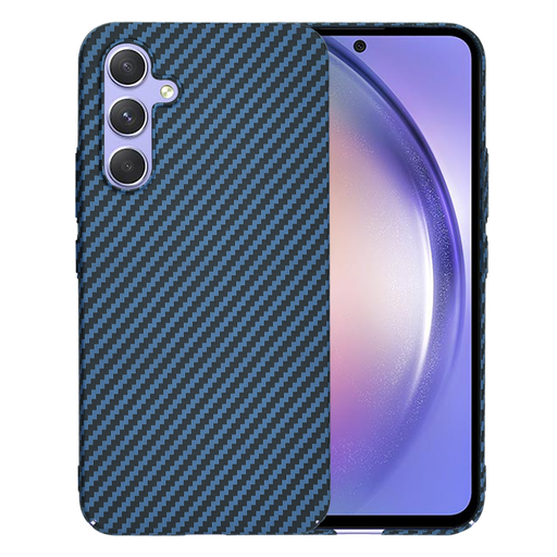 Techsuit - Karbonit Szálhéj - Samsung Galaxy A54 - Ciánkék tok Techsuit - Karbonit Szálhéj - Samsung Galaxy A54 - Ciánkék tok